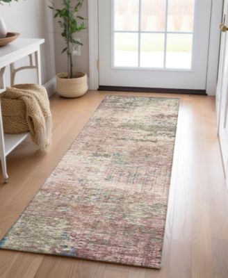 Solace Washable SL5 2'3"x7'6" Runner Area Rug