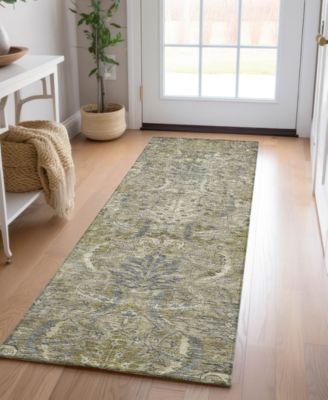 Solace Washable SL7 2'3"x7'6" Runner Area Rug