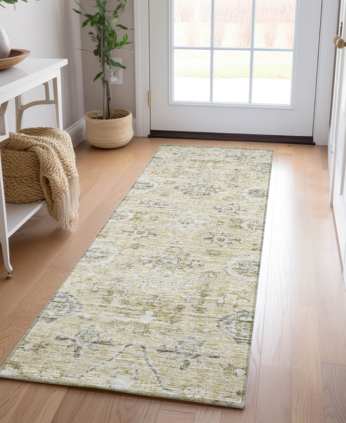 Dalyn Solace Sl10 2'3"x7'6" Runner Area Rug In Green