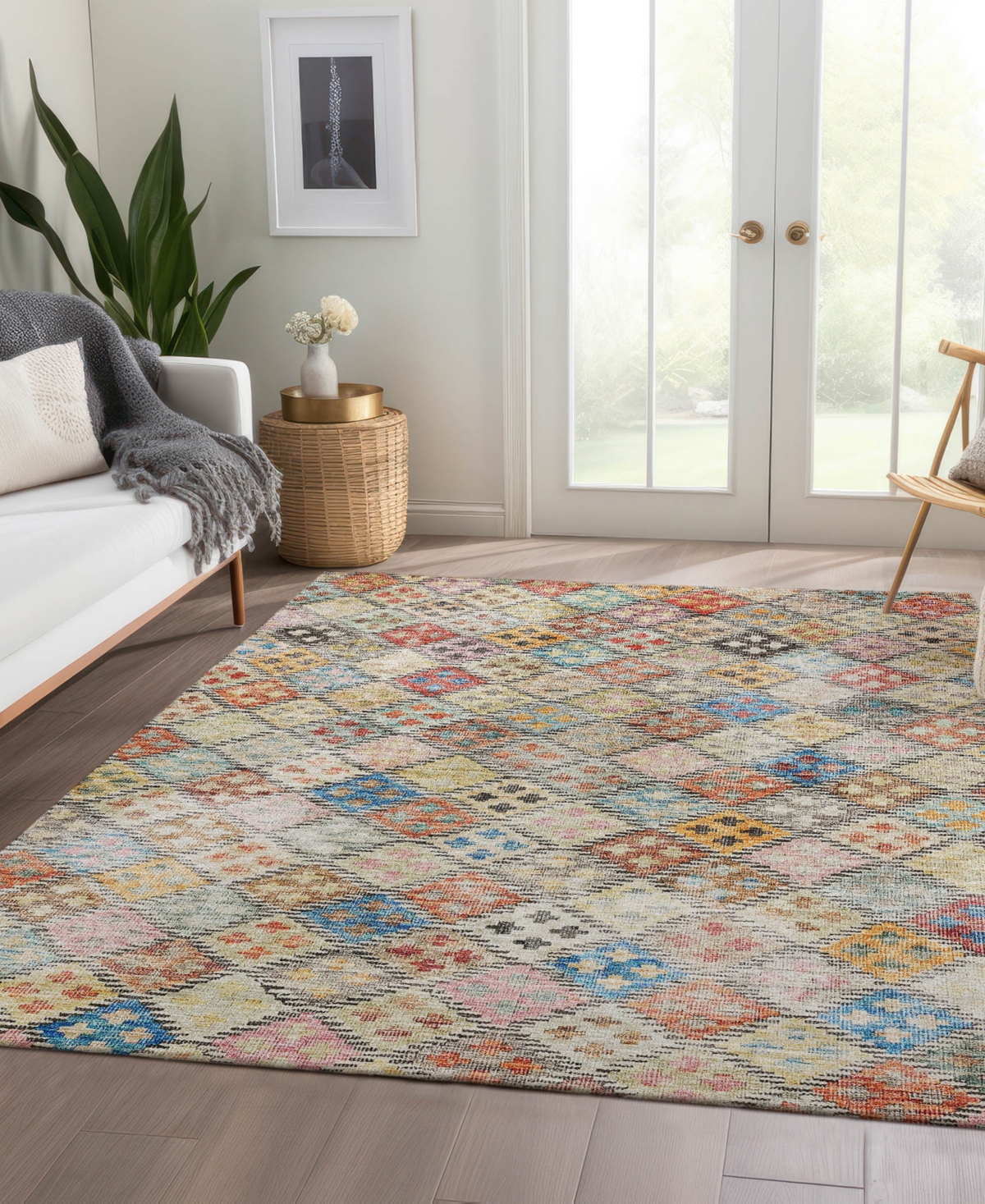 Dalyn Solace Sl6 3'x5' Area Rug In Multi