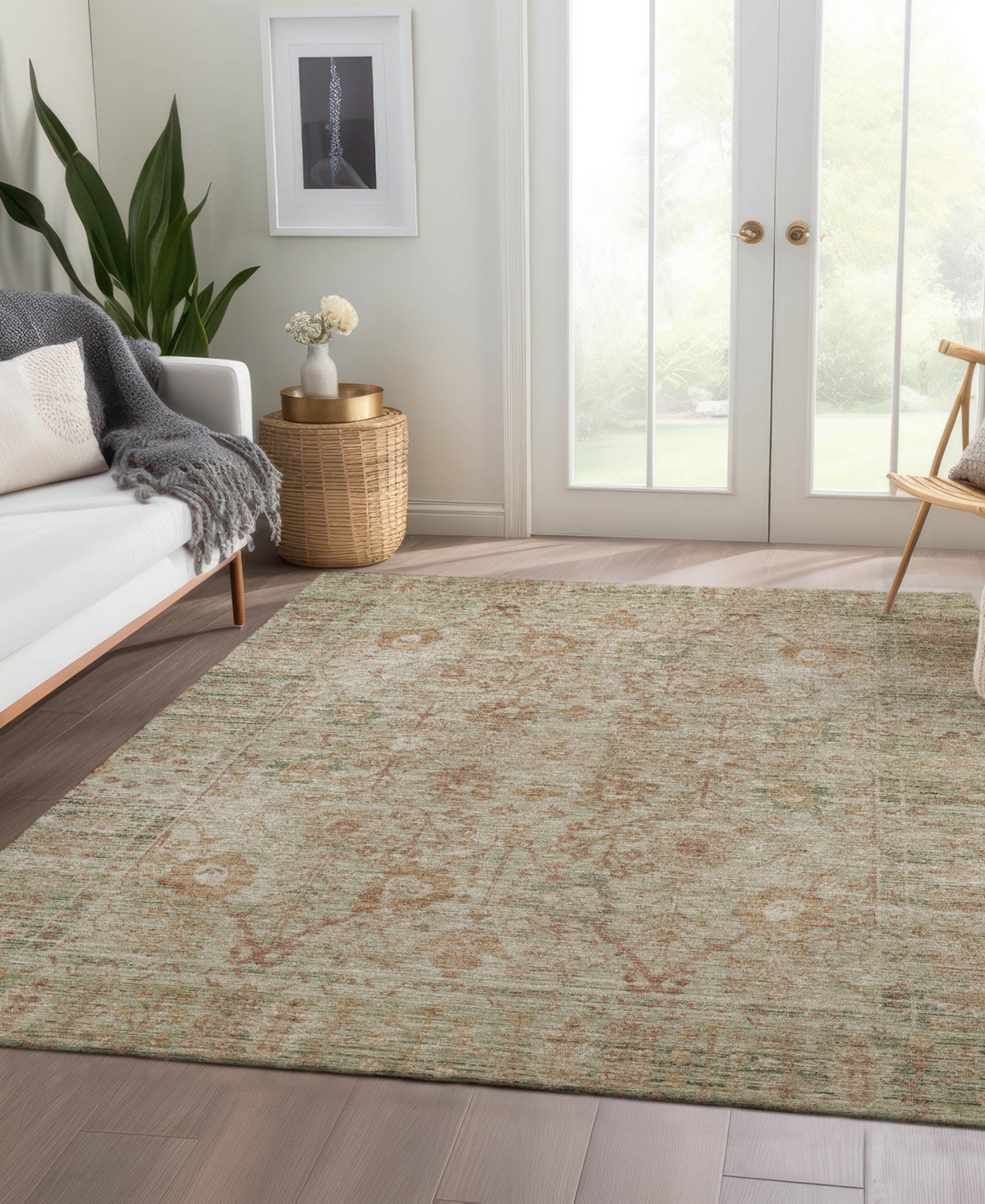 Dalyn Solace Sl9 5'x7'6" Area Rug In Nude
