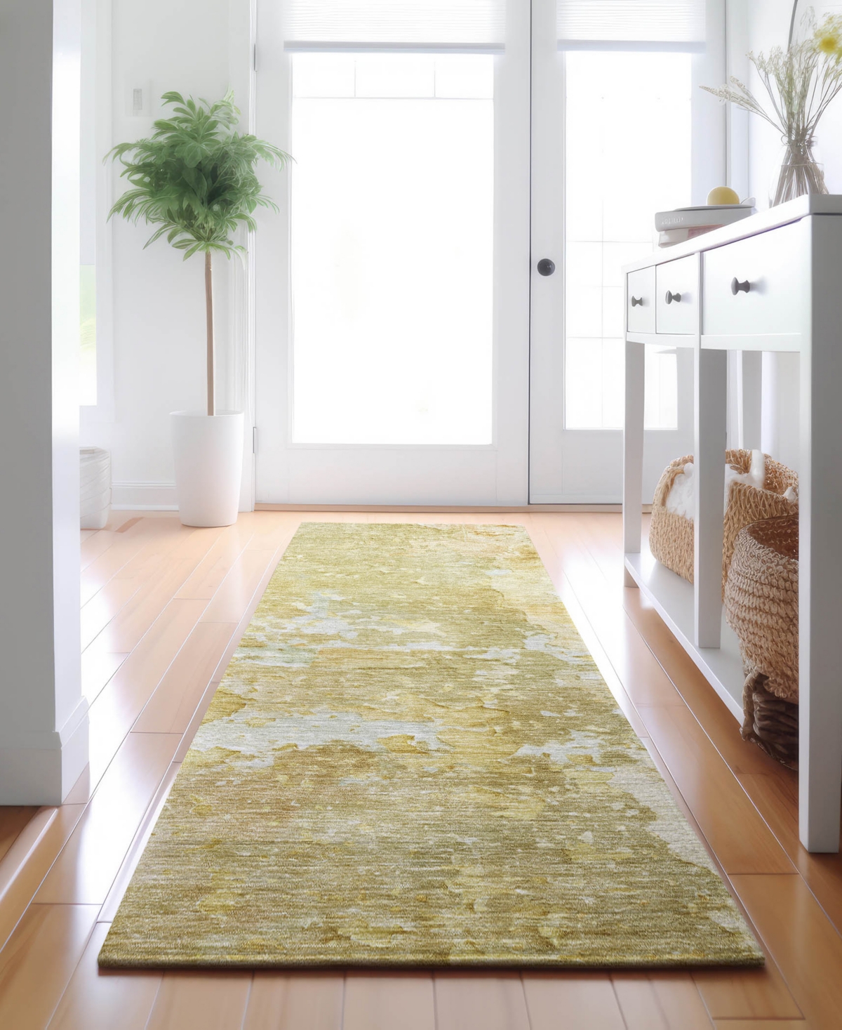 Dalyn Ravenna Rn3 2'3"x7'6" Runner Area Rug In Green