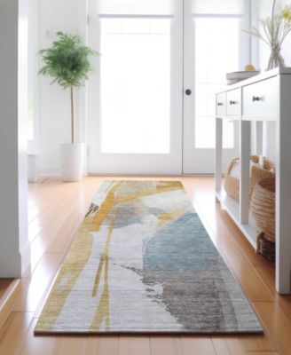 Ravenna Washable RN7 2'3"x7'6" Runner Area Rug