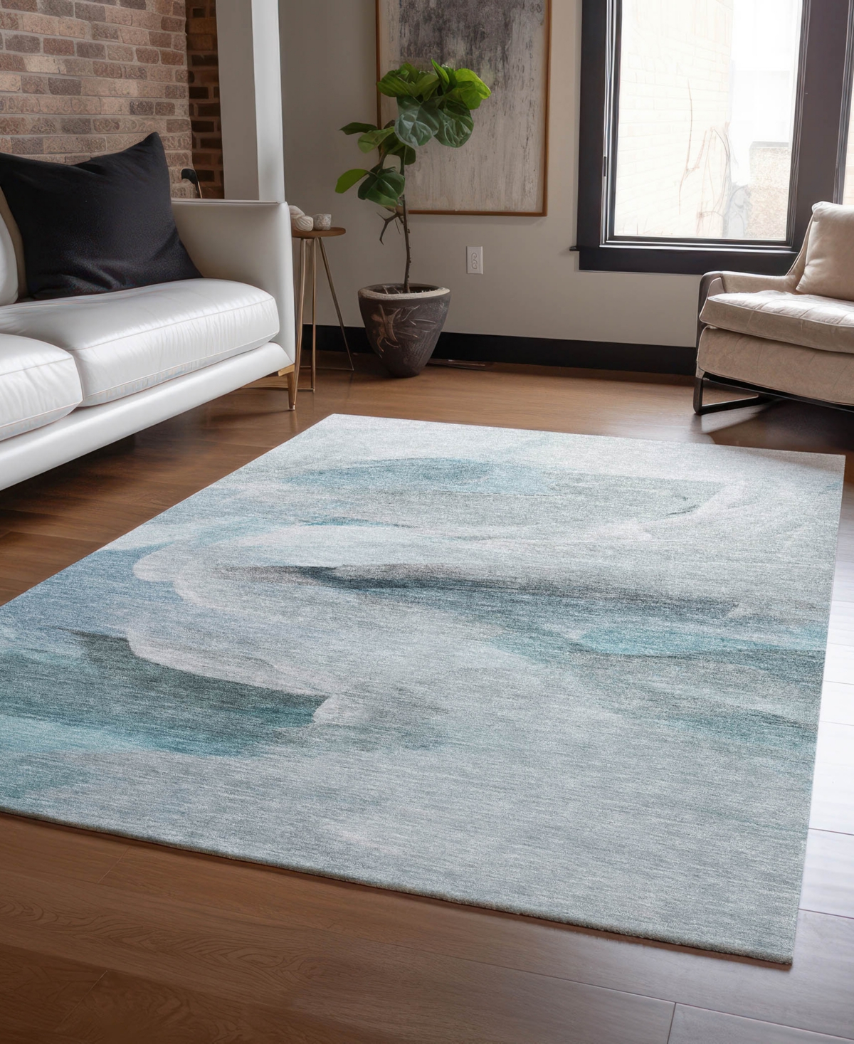 Dalyn Ravenna Rn11 5'x7'6" Area Rug In Blue
