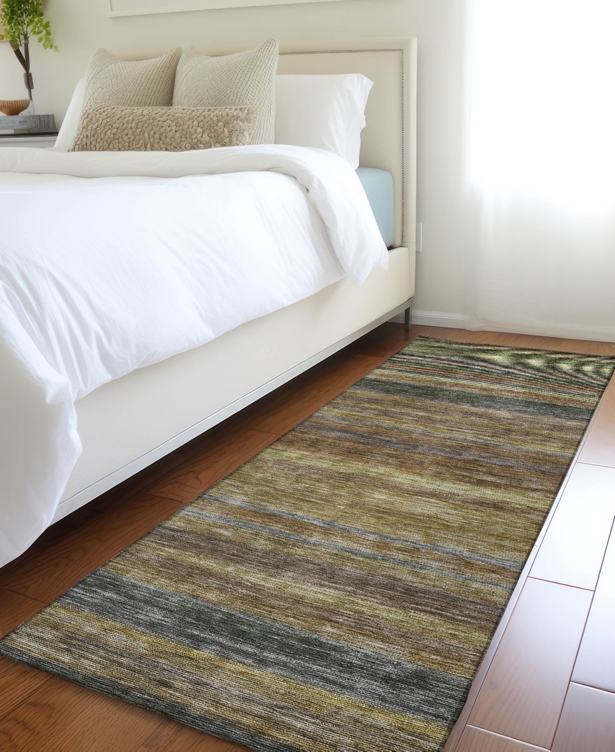 Dalyn Kochi Kc5 2'3"x7'6" Runner Area Rug In Brown
