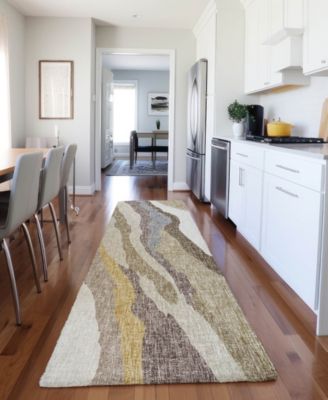 Lorenzo Washable LN4 2'3"x7'6" Runner Area Rug