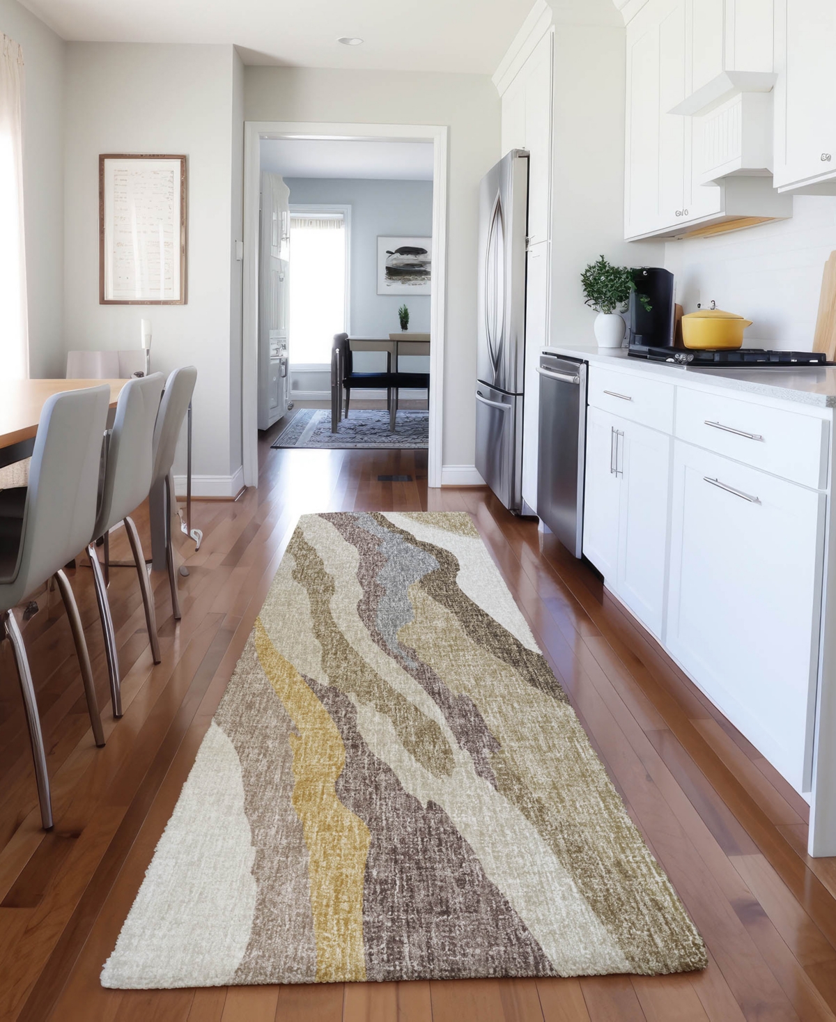 Dalyn Lorenzo Ln4 2'3"x7'6" Runner Area Rug In Multi