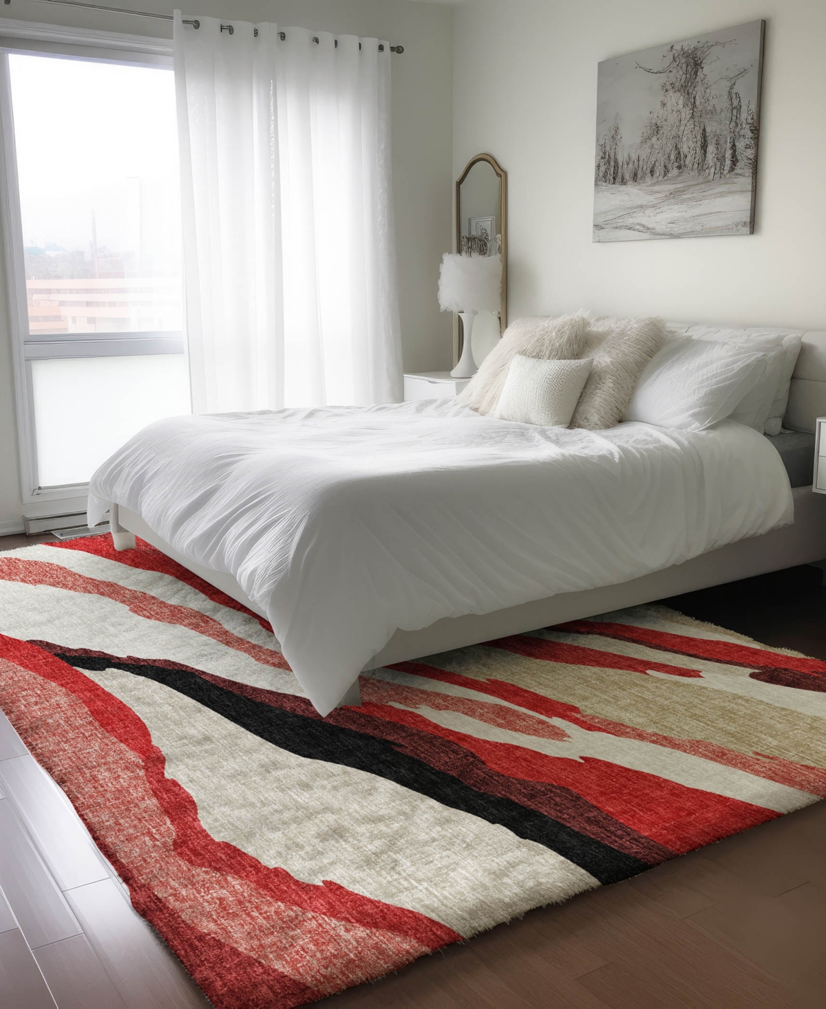 Dalyn Lorenzo Ln4 2'6"x3'10" Area Rug In Red