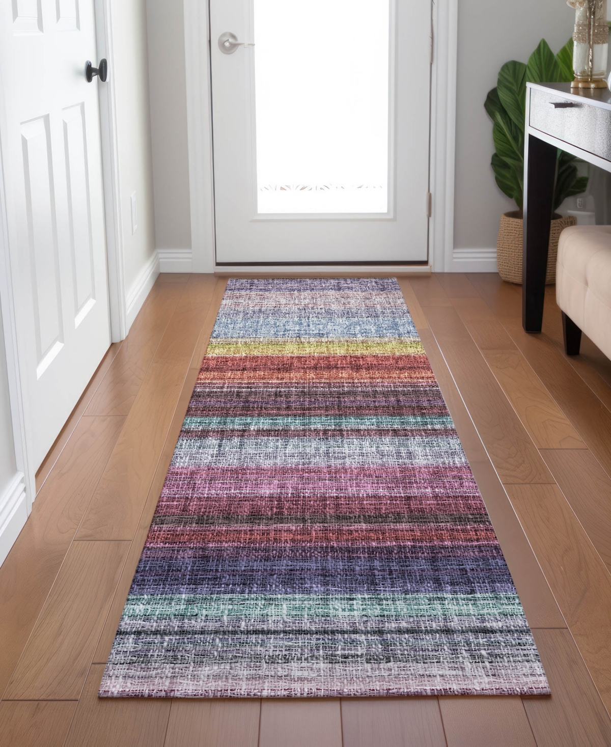 Dalyn Portico Po2 2'3"x7'6" Runner Area Rug In Multi