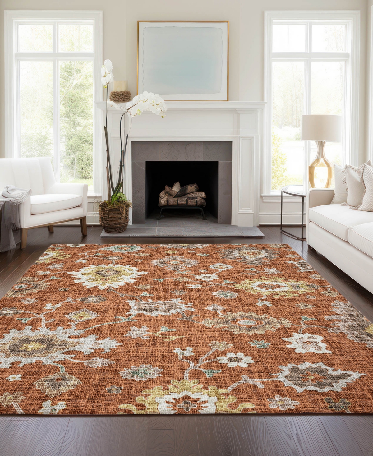 Dalyn Portico Po6 2'6"x3'10" Area Rug In Multi