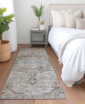 Tabrook Washable TB5 2'3"x7'6" Runner Area Rug