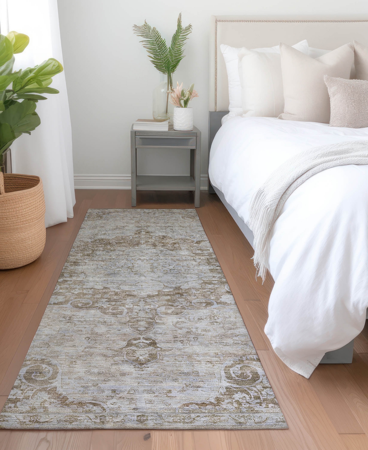 Dalyn Tabrook Tb5 2'3"x7'6" Runner Area Rug In Brown