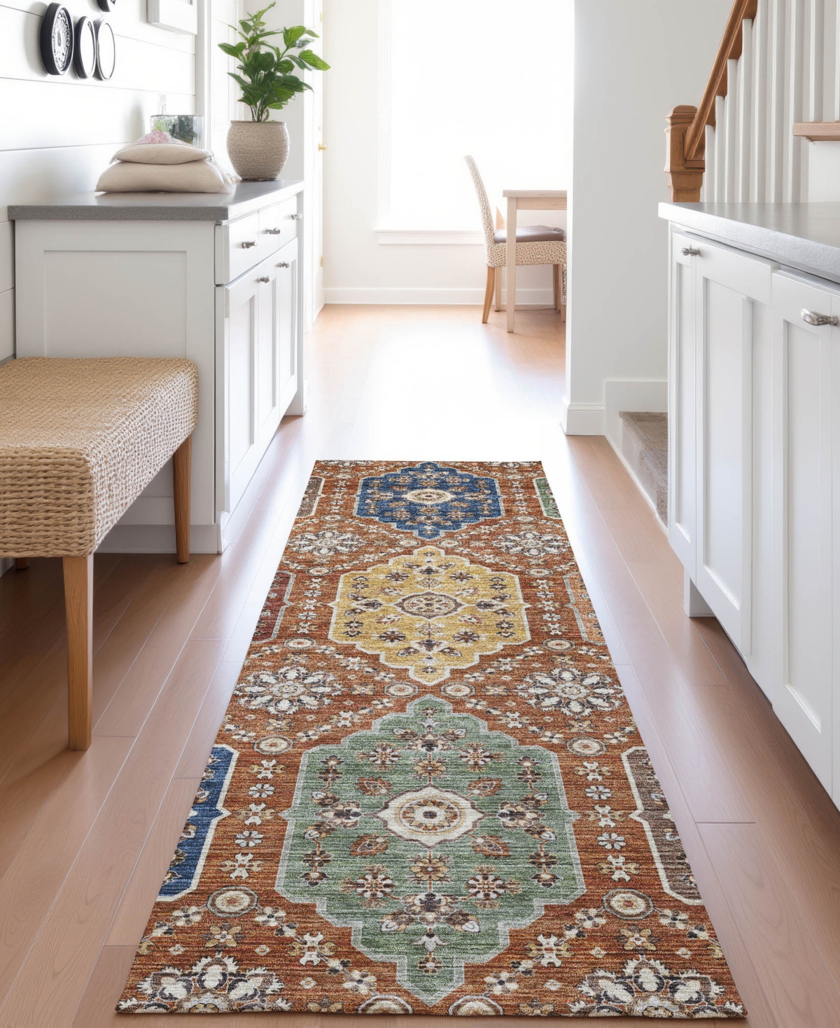 Dalyn Silk Road Sr7 2'3"x7'6" Runner Area Rug In Brown