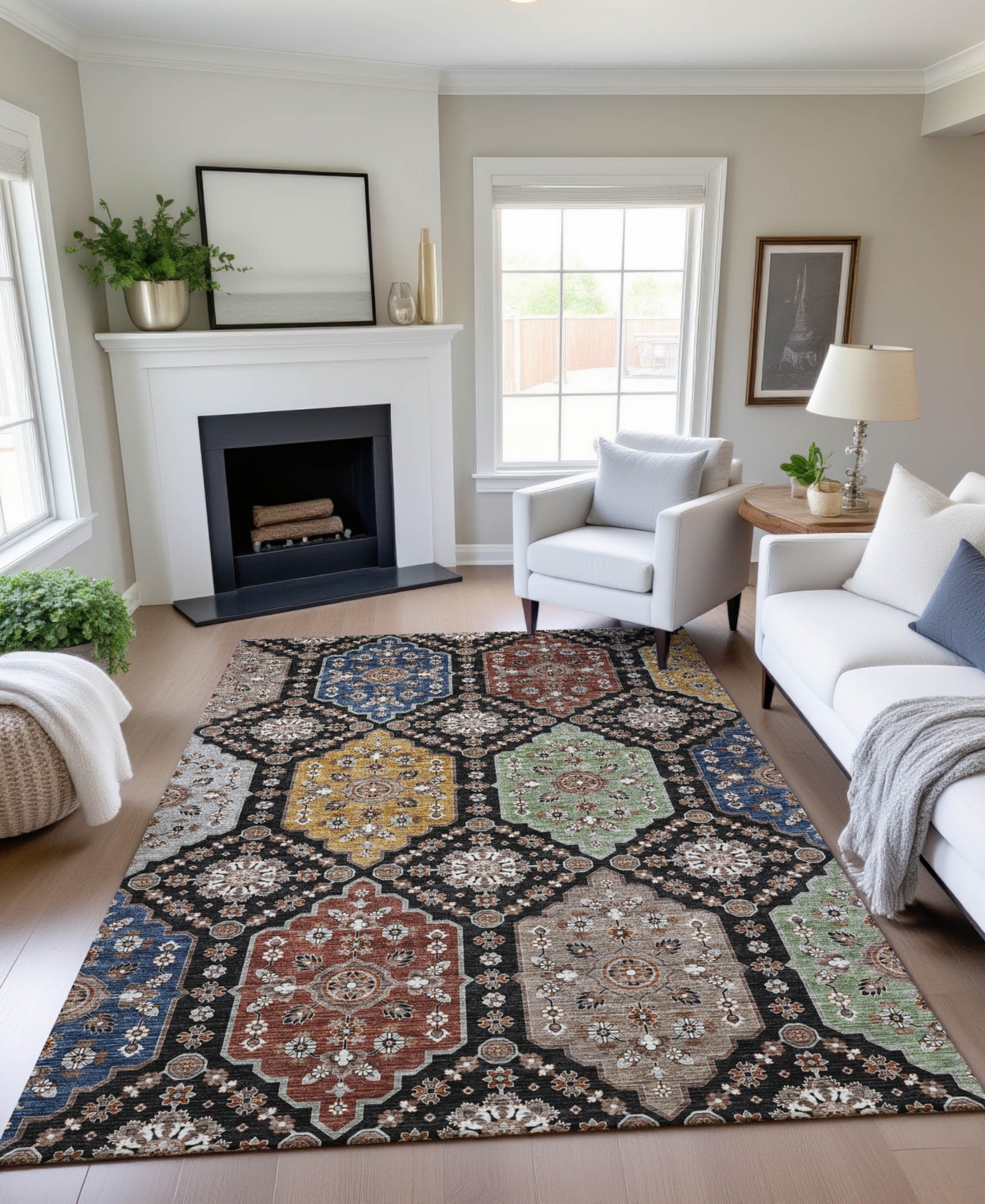 Dalyn Silk Road Sr7 8'x10' Area Rug In Multi