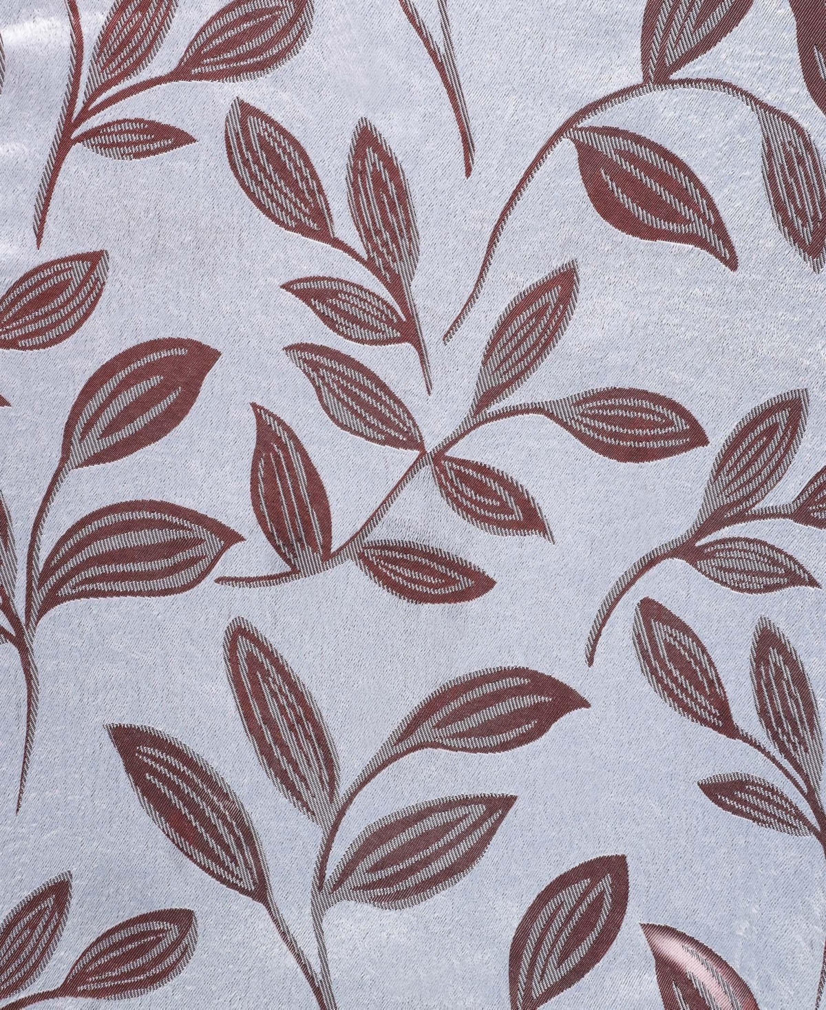 Superior Modern Leaves Room Darkening Grommet Top Curtain Panels, 42" x 96" (Set of 2)