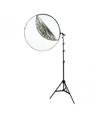 Photo Basics 40" 5-in-1 Collapsible Reflector Kit with Case, Reflector Holder Arm & Stand