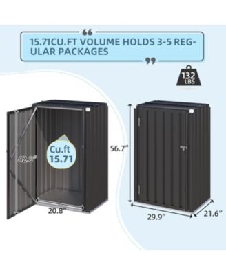 Outdoor Storage Cabinet & Package Delivery Boxes