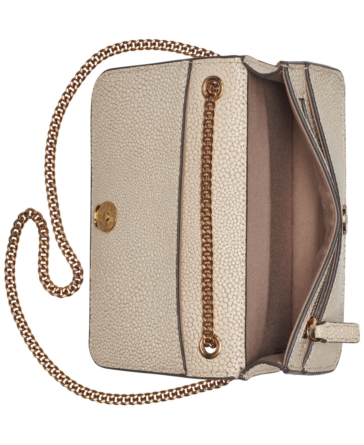 Karl Lagerfeld Kosette Patent Shoulder In Neutral