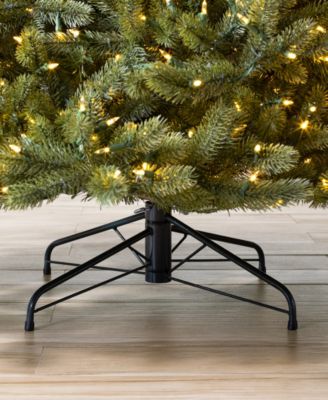 9' Pre-Lit Vermont White Spruce LEDC Artificial Christmas Tree