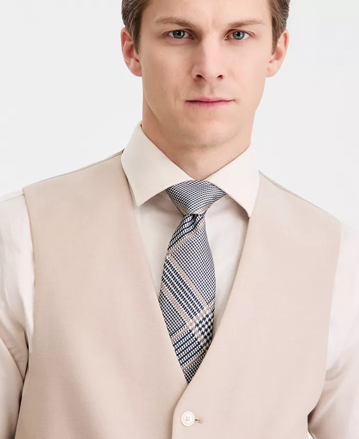 Men's Modern-Fit TH Flex Stretch  Cotton Suit Separate Vest - thumbnail 7