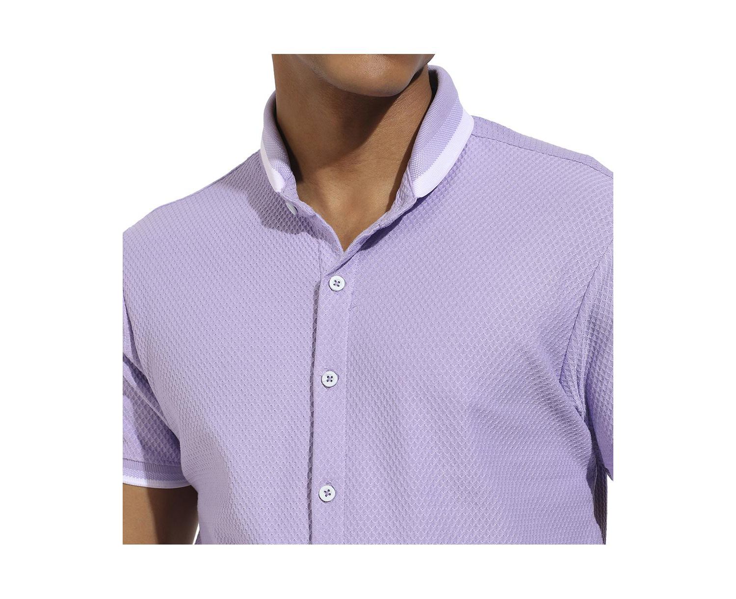 Men's Honeycomb Knit Shirt