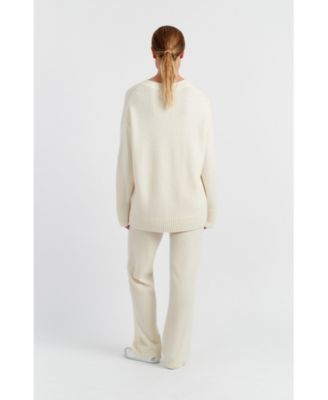 Women's Pure Cashmere Crew Neck Sweater