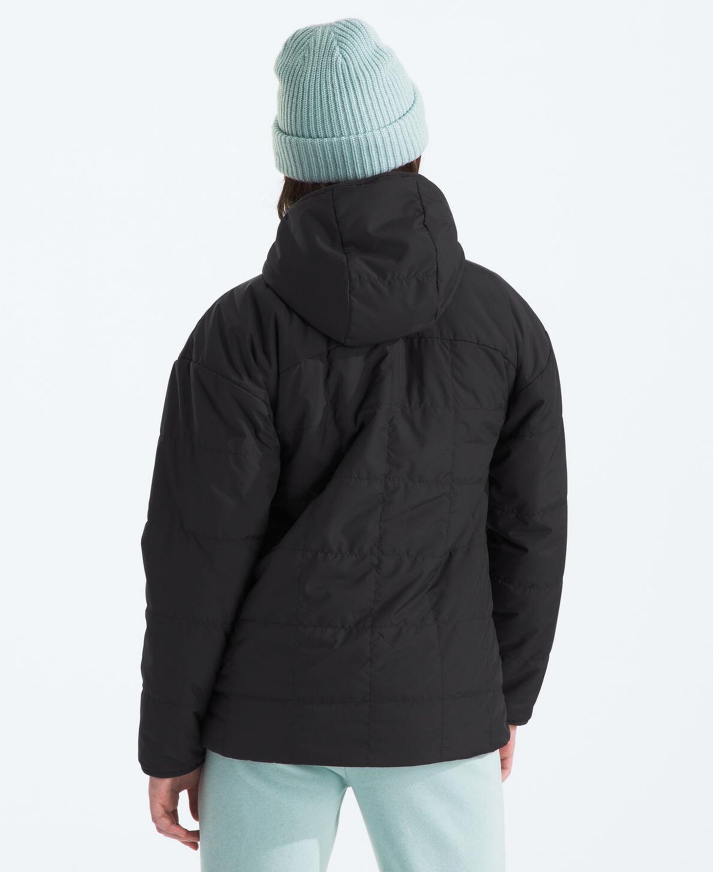Детская парка The North Face Reversible Shasta короткая двусторонняя, 7-20, цвет: Чёрный — фото 2