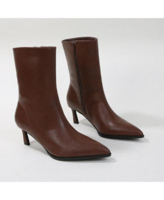 Toby Kitten Heel Mid-Calf Boots