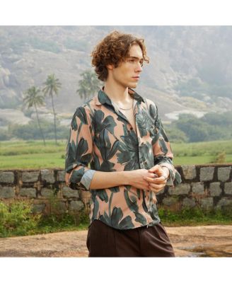 Men's Artistic Botanical Shirt