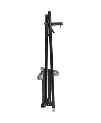 231B Black 8' Column Light Stand with Sliding Arm