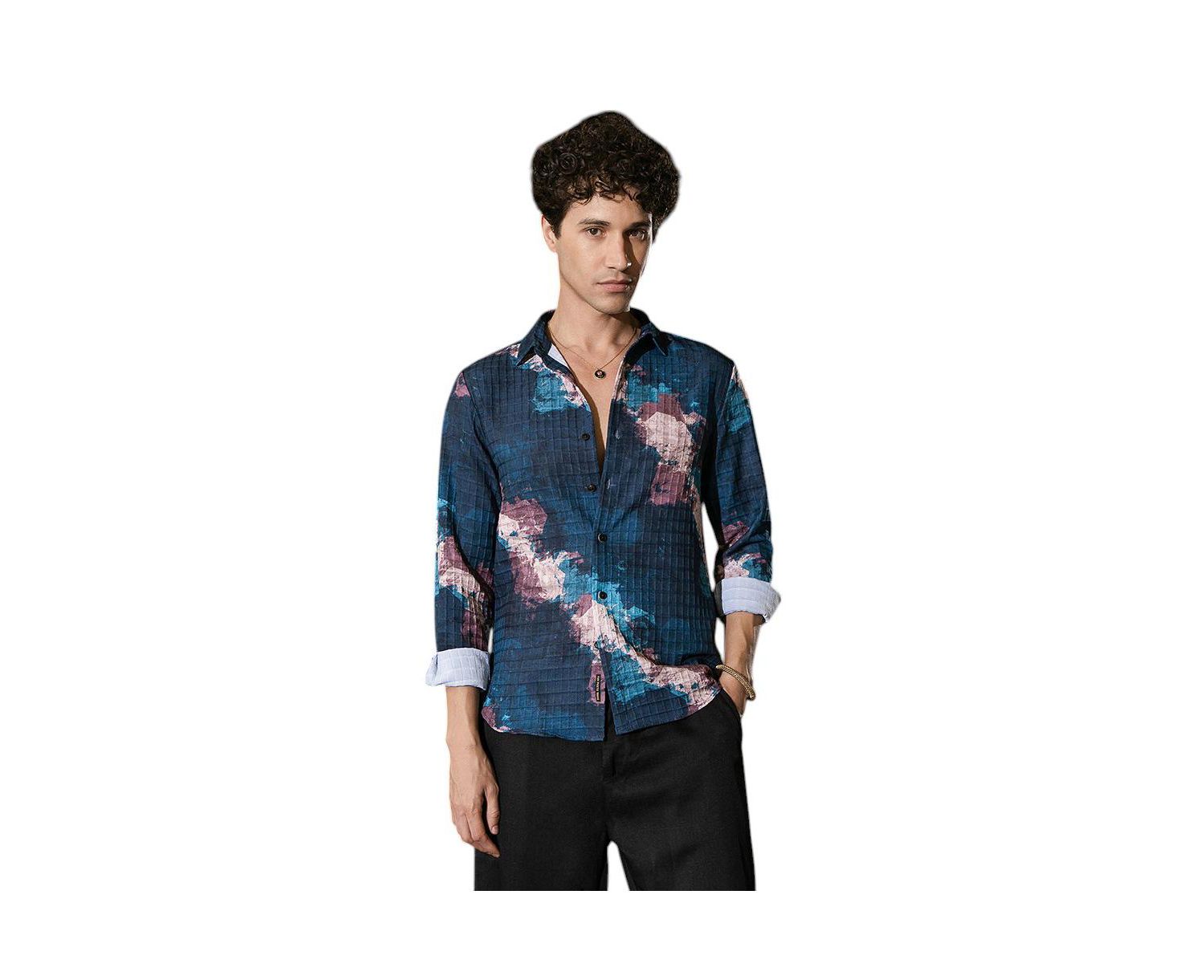 Men's Abstract Fluid Shirt
