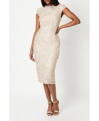 Women's Embellished Pencil Dress