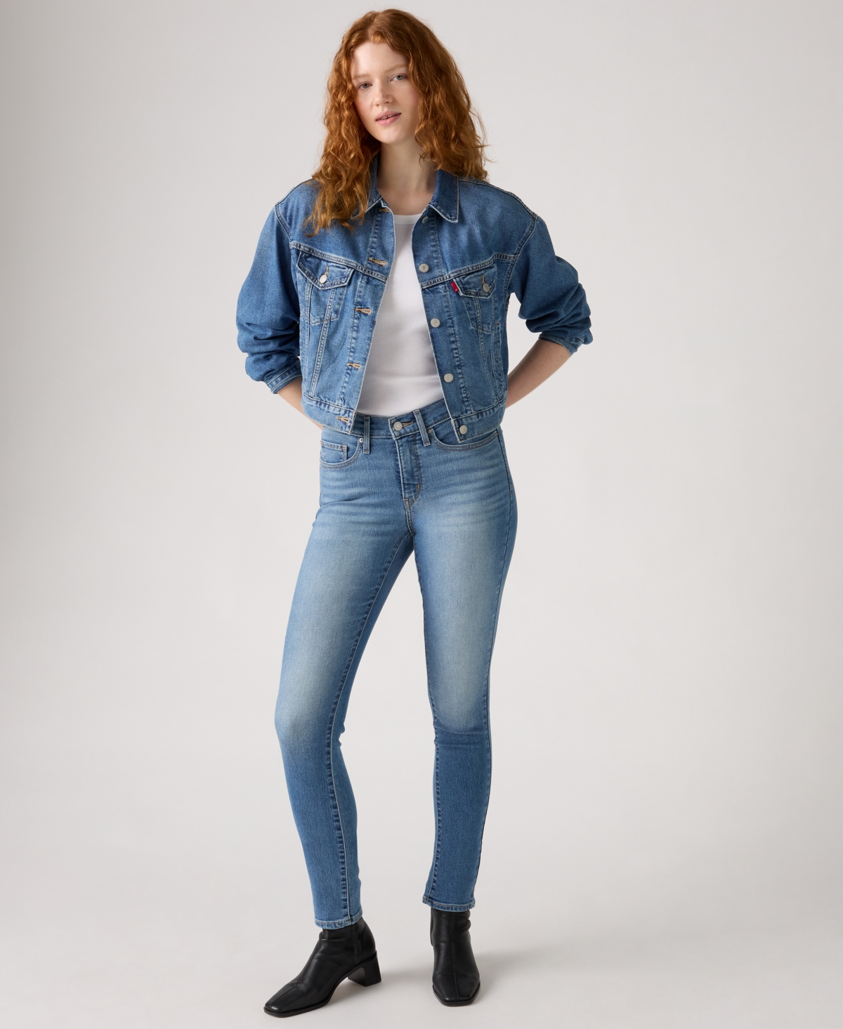 Levi's Women's 311 Mid Rise Shaping Skinny Jeans In Blue