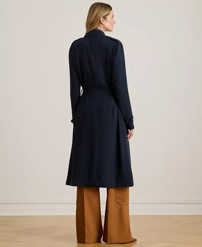 Women's Double-Faced Wrap Coat - thumbnail 3