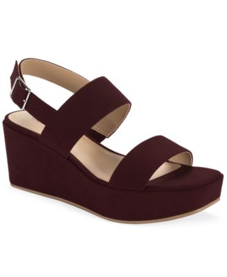 Women's Ardenn Double-Strap Wedge Sandals, Created for Macy's