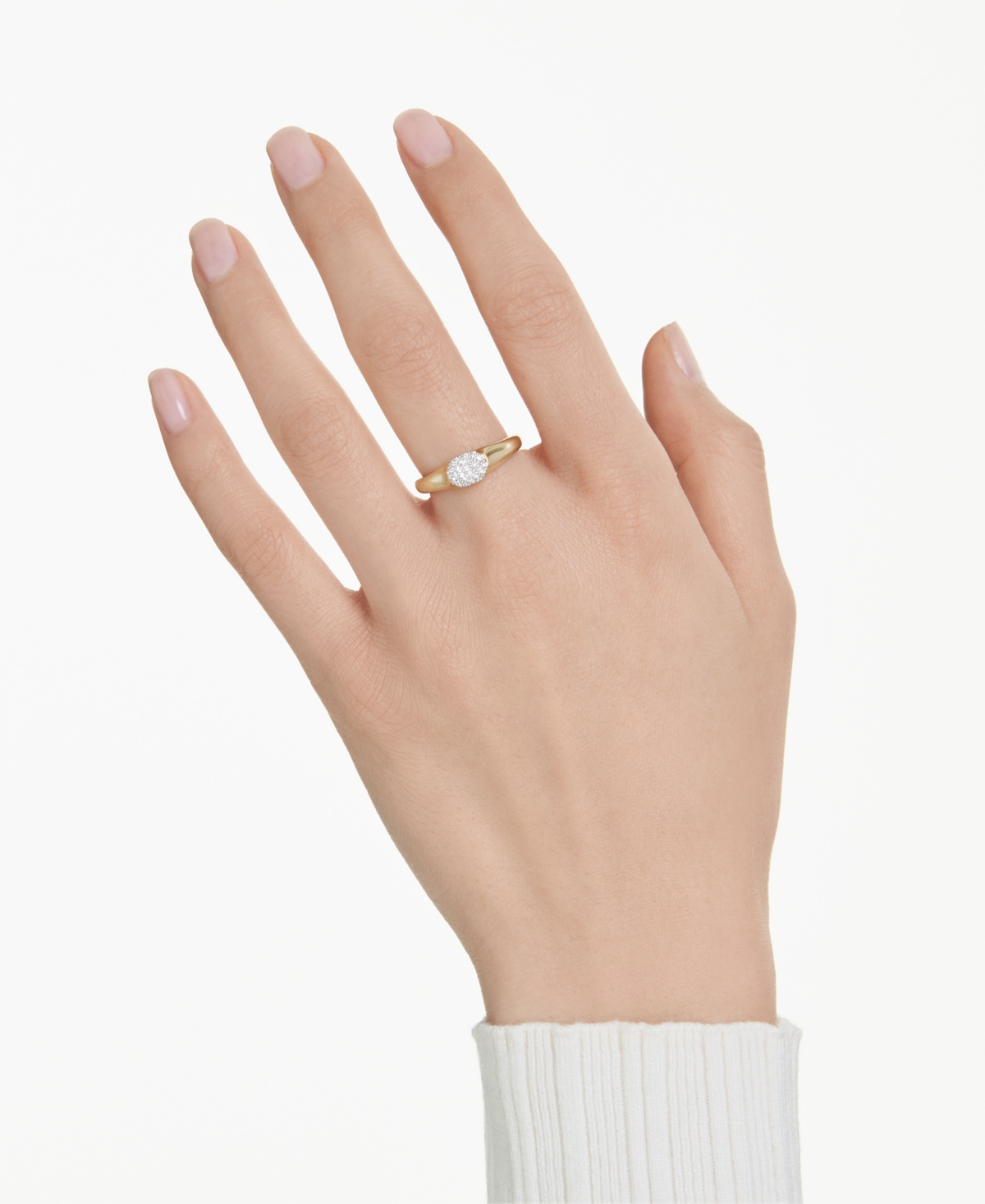 Swarovski Dextera Gold-tone Plated Ring In Gold