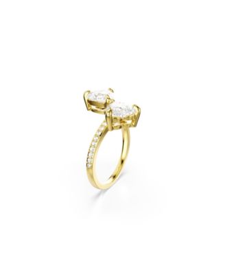 Mesmera Attract Gold-Tone Plated Open Ring