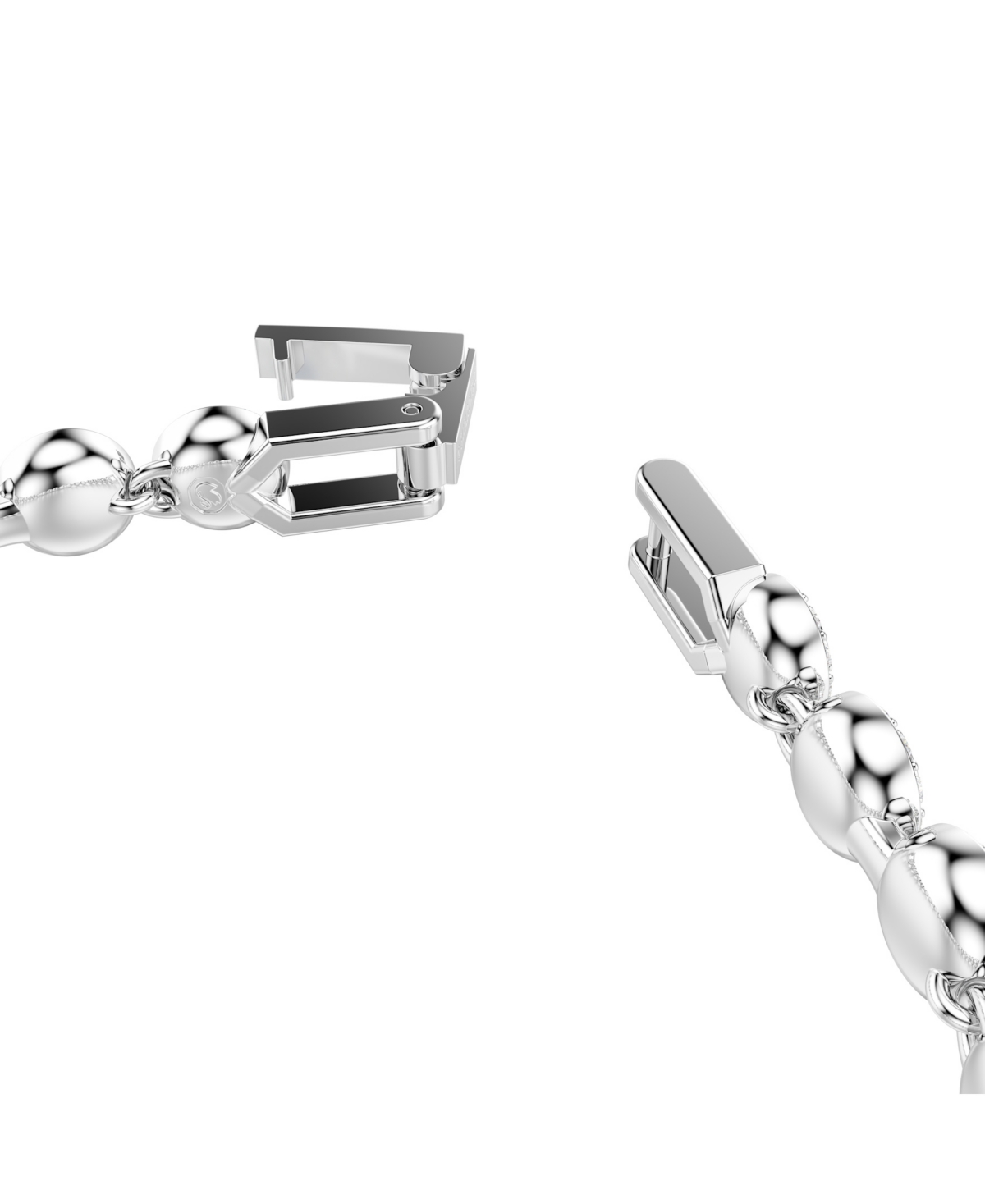 Swarovski Swaroski Una Angelic Rhodium Plated Tennis Bracelet In Multi
