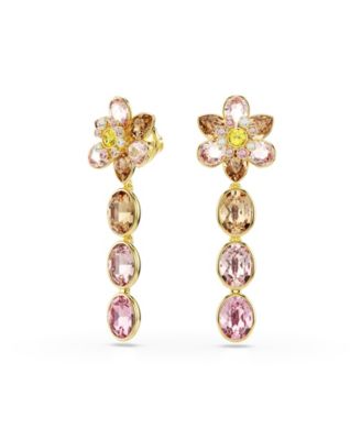 Idyllia  Gold-Tone Plated Drop Earrings