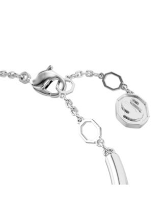 Swaroski Dextera Rhodium Plated Bangle