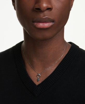 Mesmera Metal Tone Plated Pendant Necklace