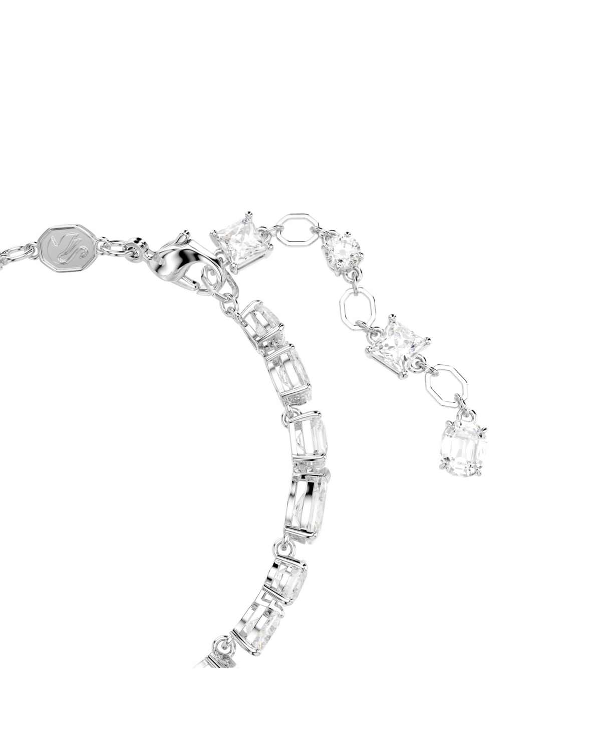 Swarovski Swaroski Mesmera Rhodium Plated Bracelet In Metallic