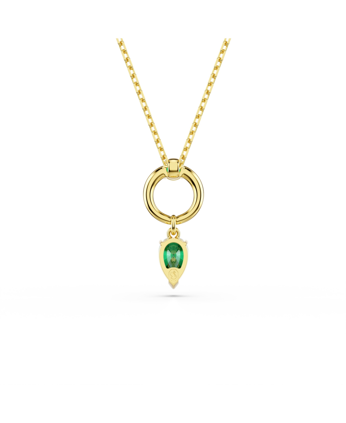 Swarovski Mesmera Gold-tone Plated Pendant Necklace In Multi