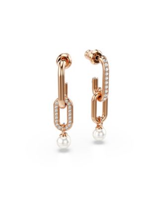 Constella Rhodium Plated Drop Earrings