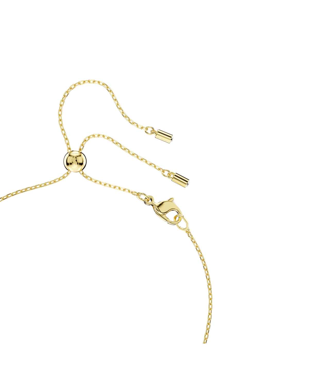 Swarovski Mesmera Gold-tone Plated Pendant Necklace In Pink