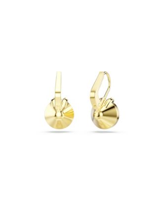 Bella V Gold-Tone Plated Drop Earrings