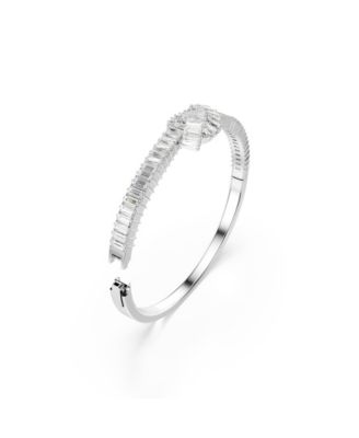 Swaroski Matrix Rhodium Plated Bangle
