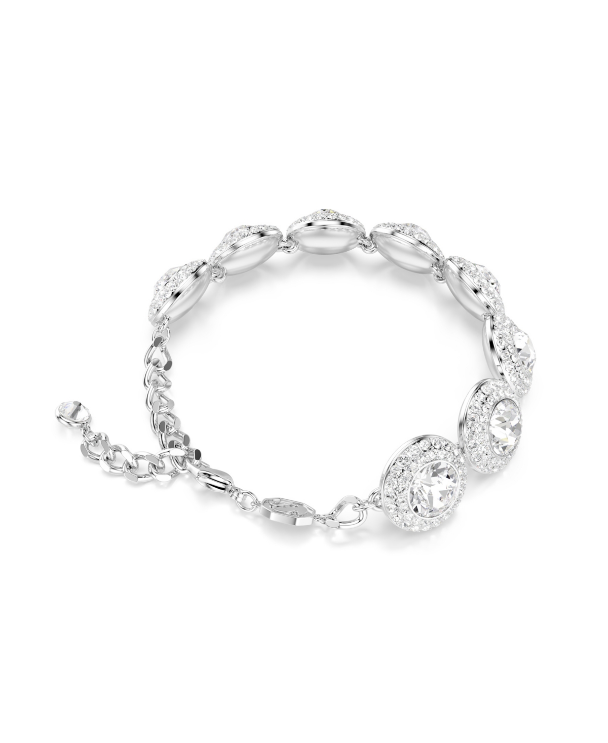 Swarovski Swaroski Una Angelic Rhodium Plated Bracelet