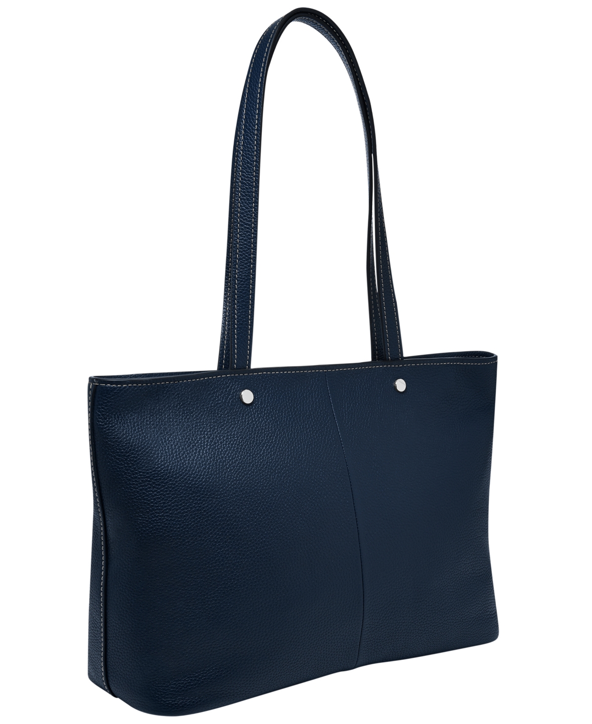 Fossil Jessie Leather Top Zip Tote Bag In Black