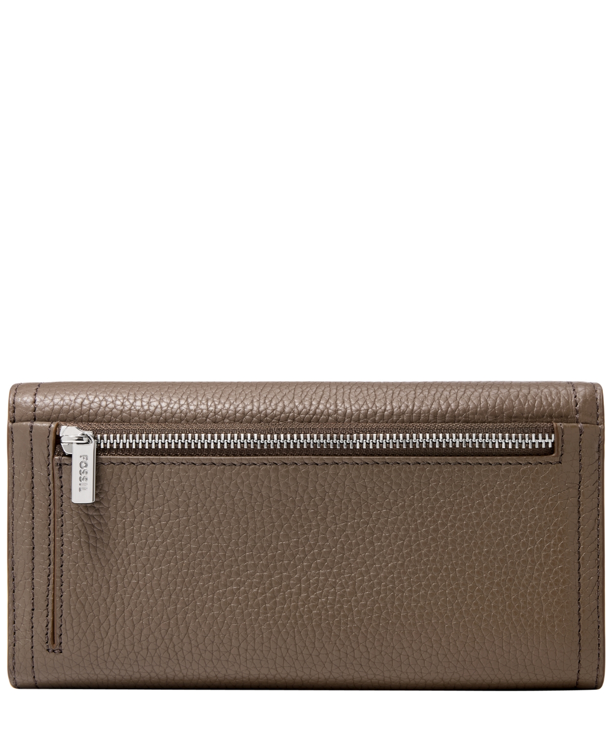 Fossil Logan Rfid Flap Wallet In Gray